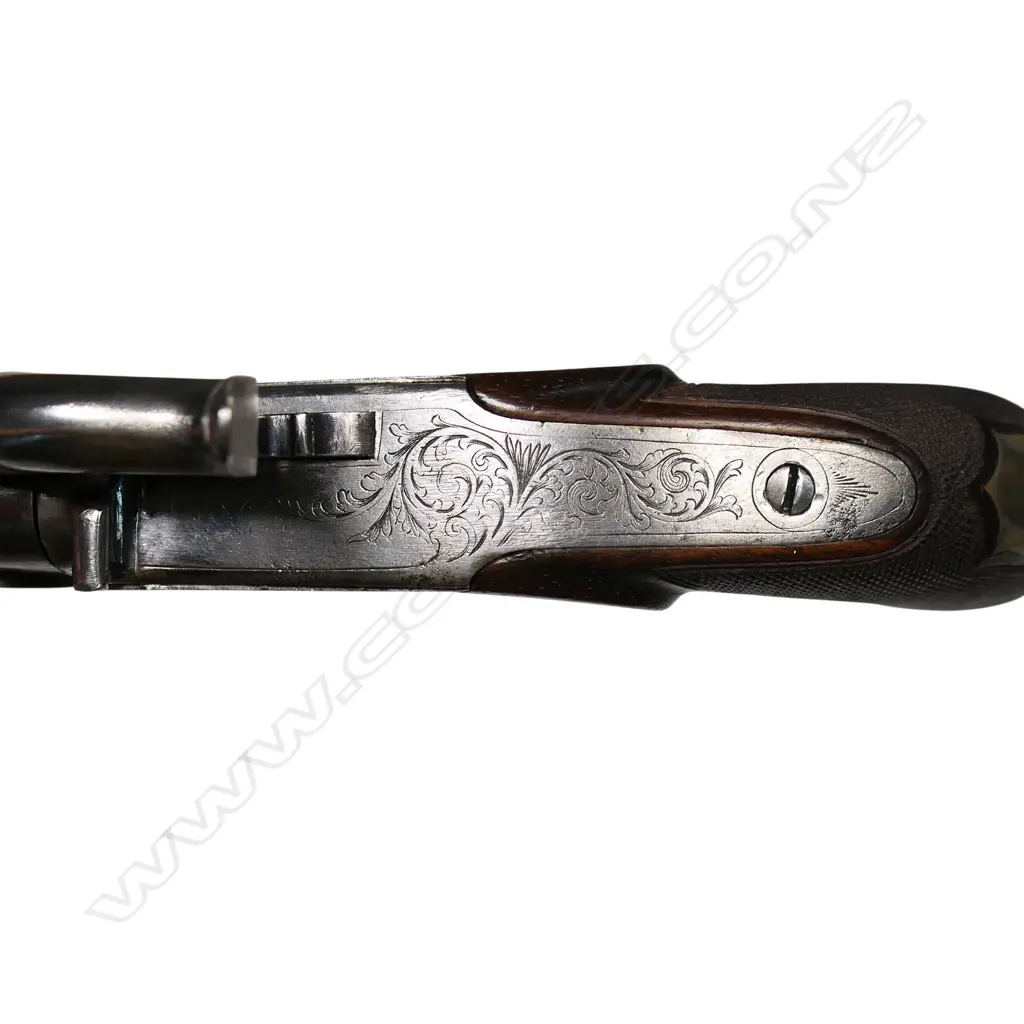 A c.1780-1840 double revolving barrel pistol attributed to Guillaume Berleur of Leige, Belguim, Image 1++