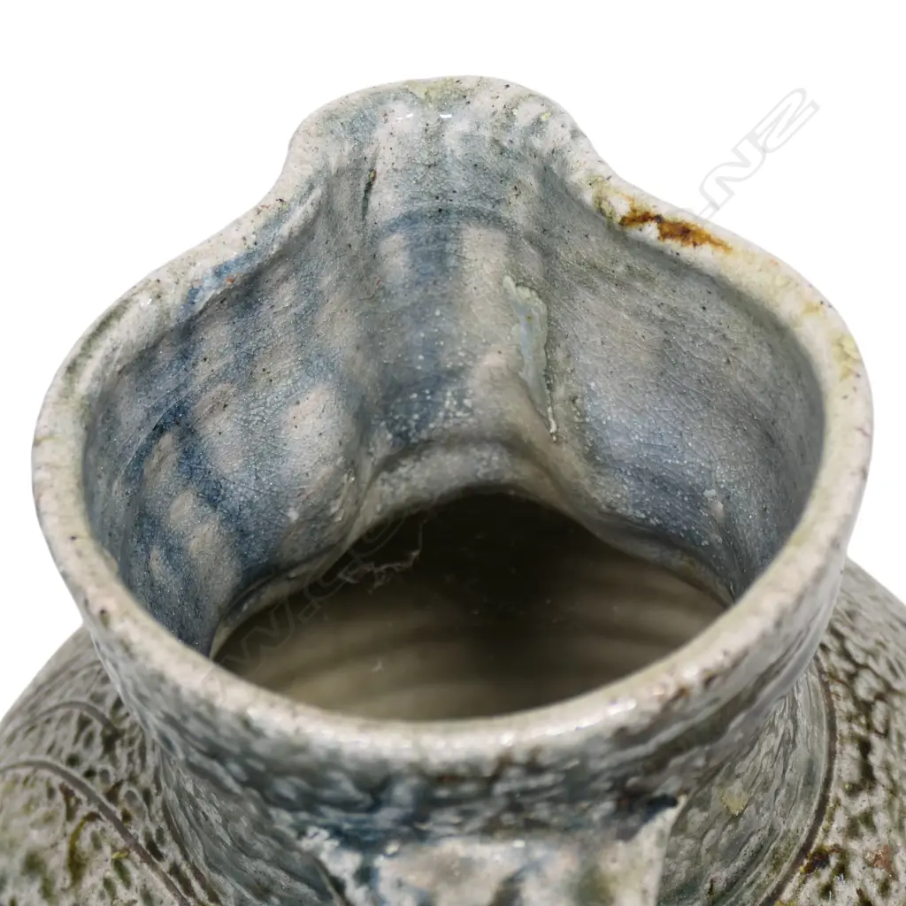 Flora Chrysteller large salt glazed pitcher, Image 1++