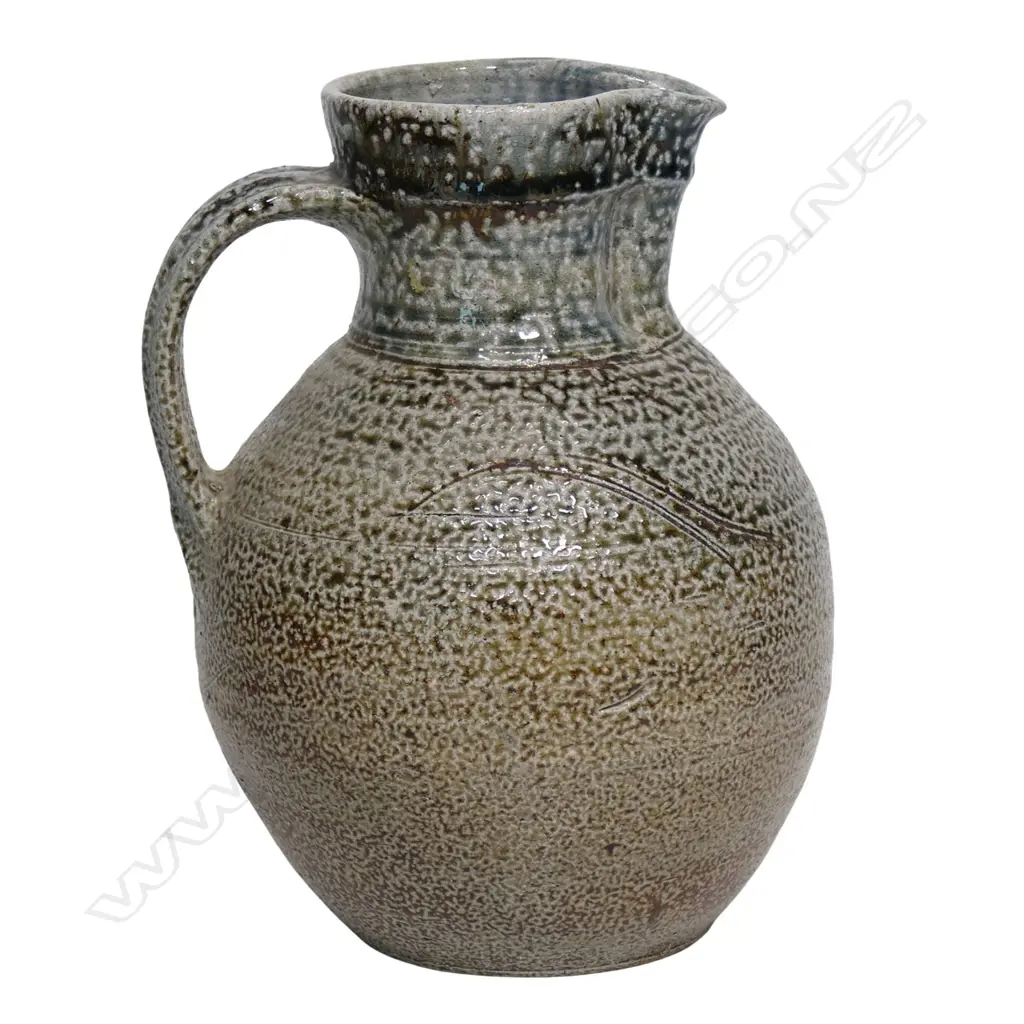 Flora Chrysteller large salt glazed pitcher, Image 1++