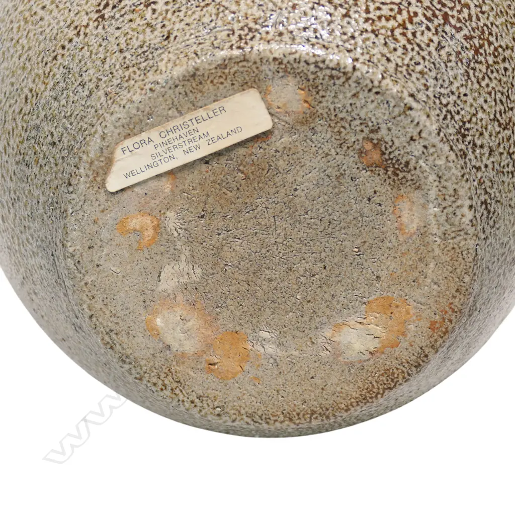 Flora Chrysteller large salt glazed pitcher, Image 1++