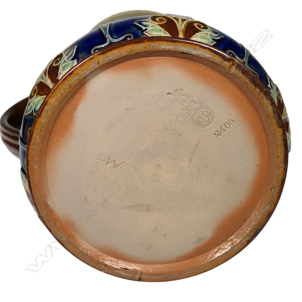 Royal Doulton stone ware Art Nouveau large jug, Image 1++