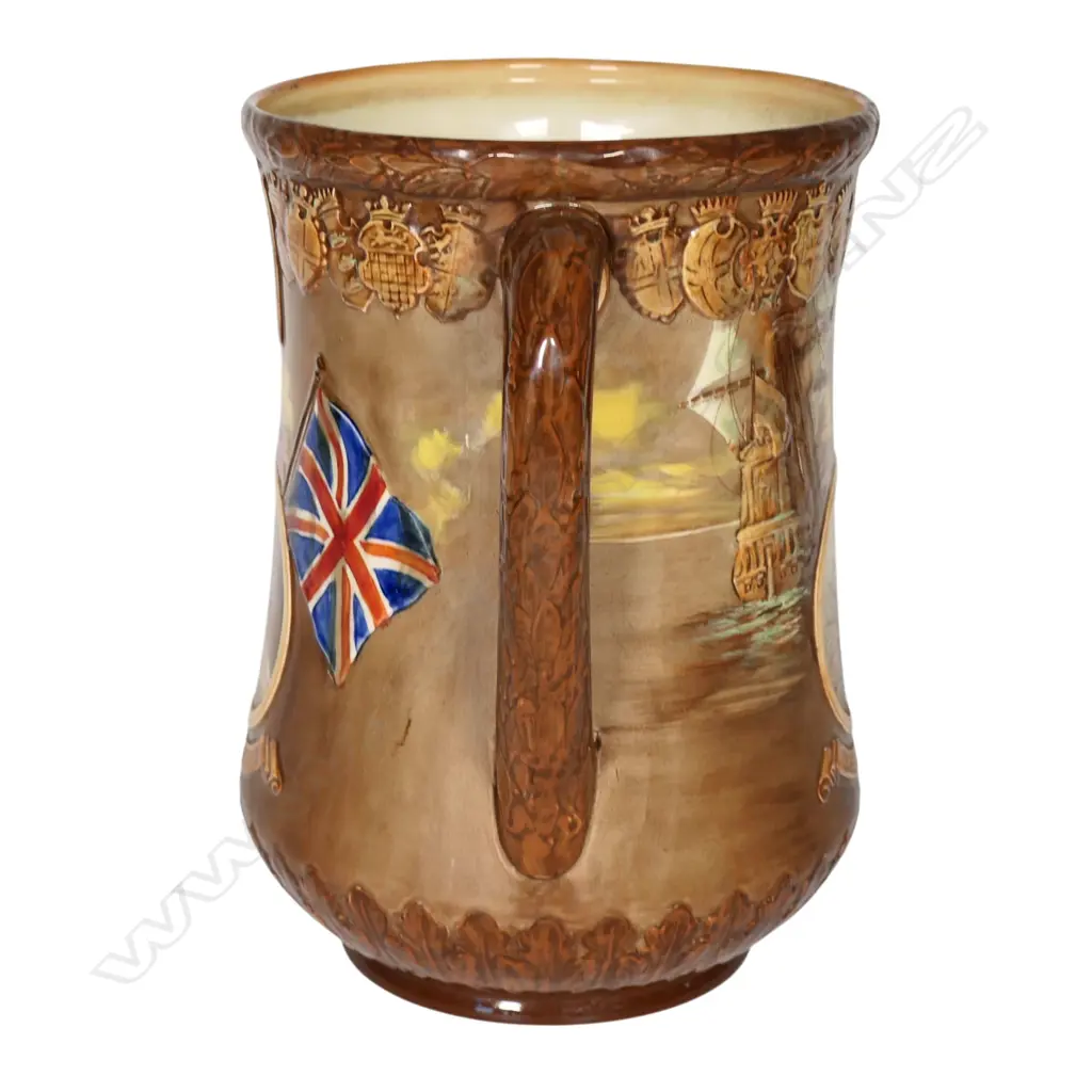 A Royal Doulton Elizabeth II Coronation loving cup, Image 1++