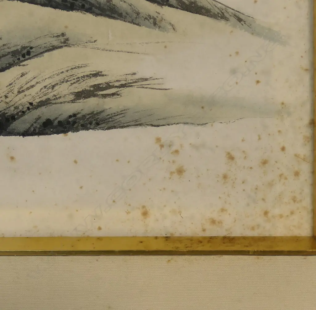 Two very large old Chinese traditional watercolour paintings, Image 1++