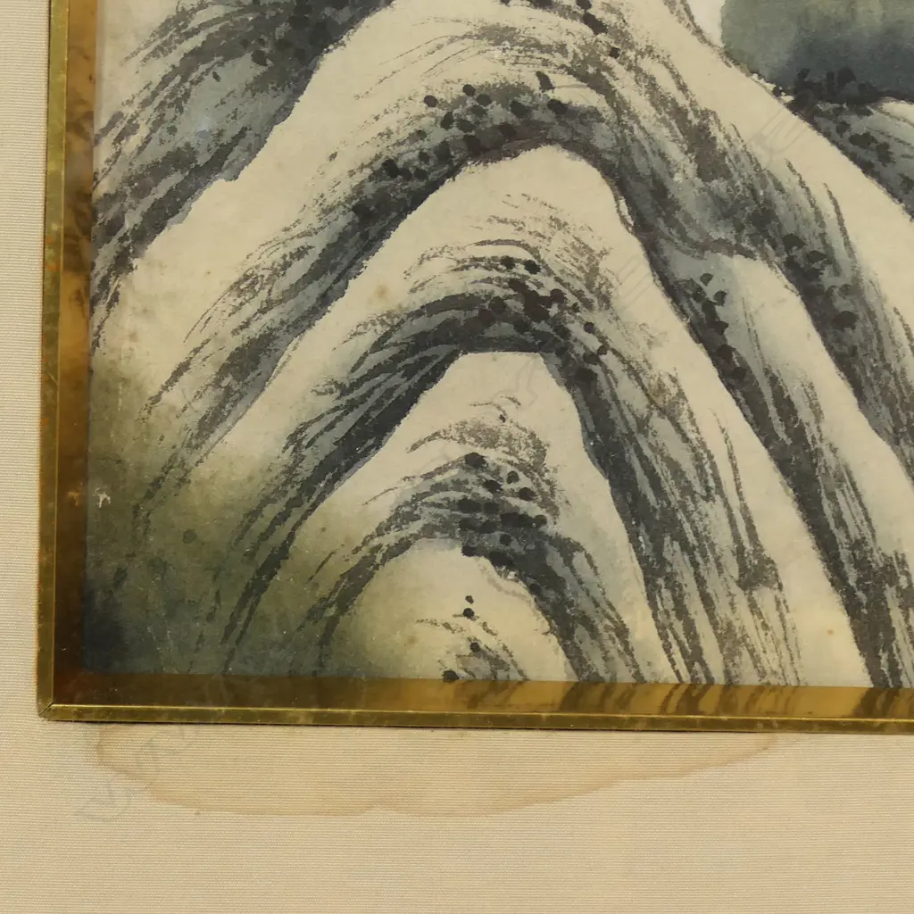 Two very large old Chinese traditional watercolour paintings, Image 1++