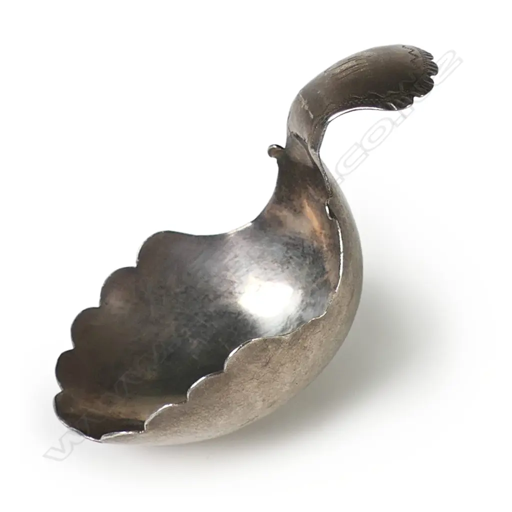 George IV silver caddy spoon, Image 1++