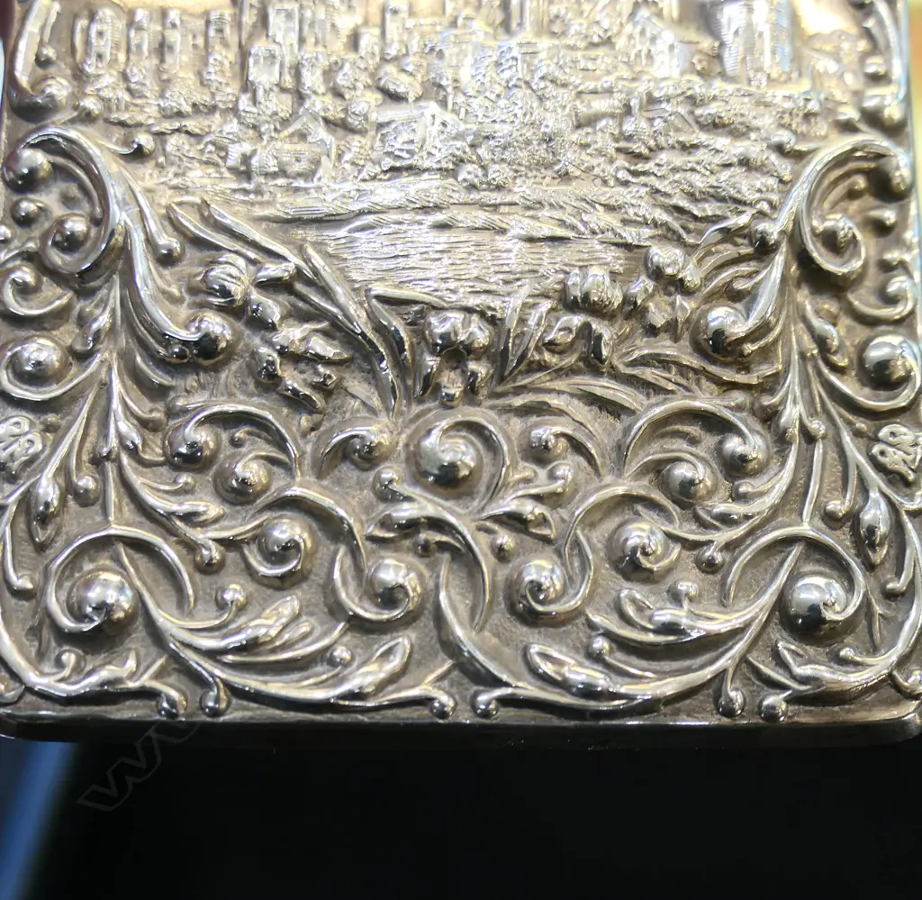An Edwardian silver Crisford & Norris Castle Top rolling blotter, Image 1++