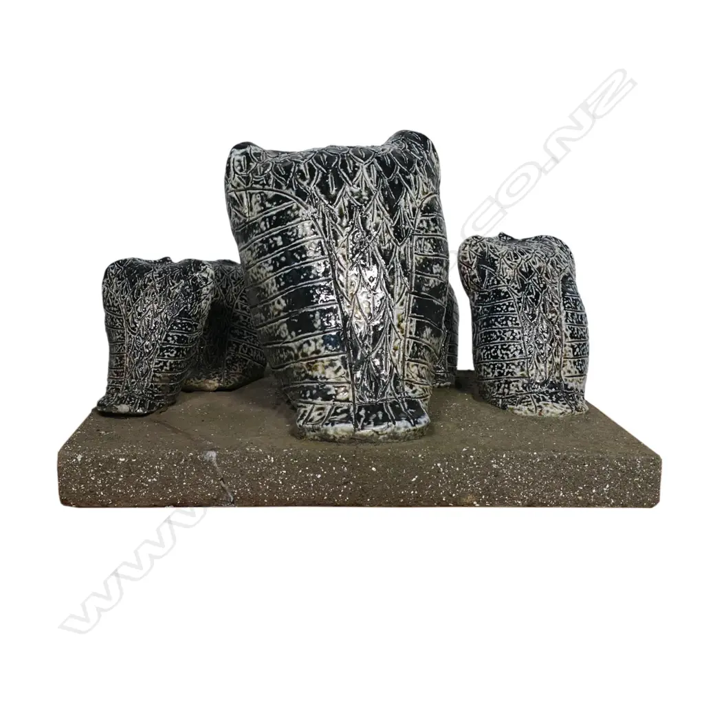 Muriel Moody (1907-1991) owls sculpture, Image 1++