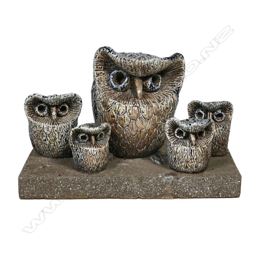 Muriel Moody (1907-1991) owls sculpture, Image 1++