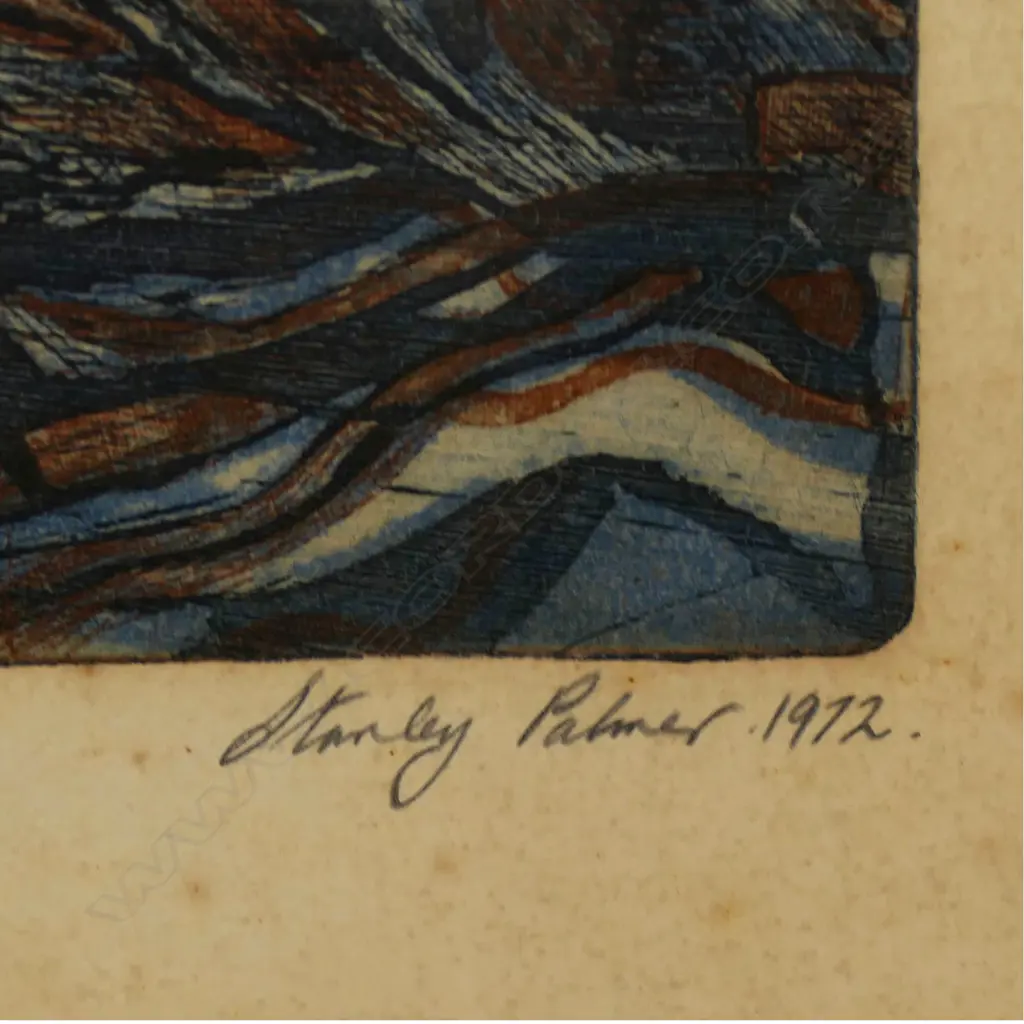 Stanley Palmer (NZ 1936-) 'Rocks and Sea', Image 1++