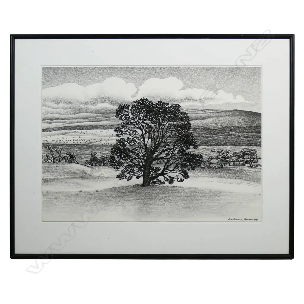 Don Binney (NZ 1940-2012) Countryside, Image 1++