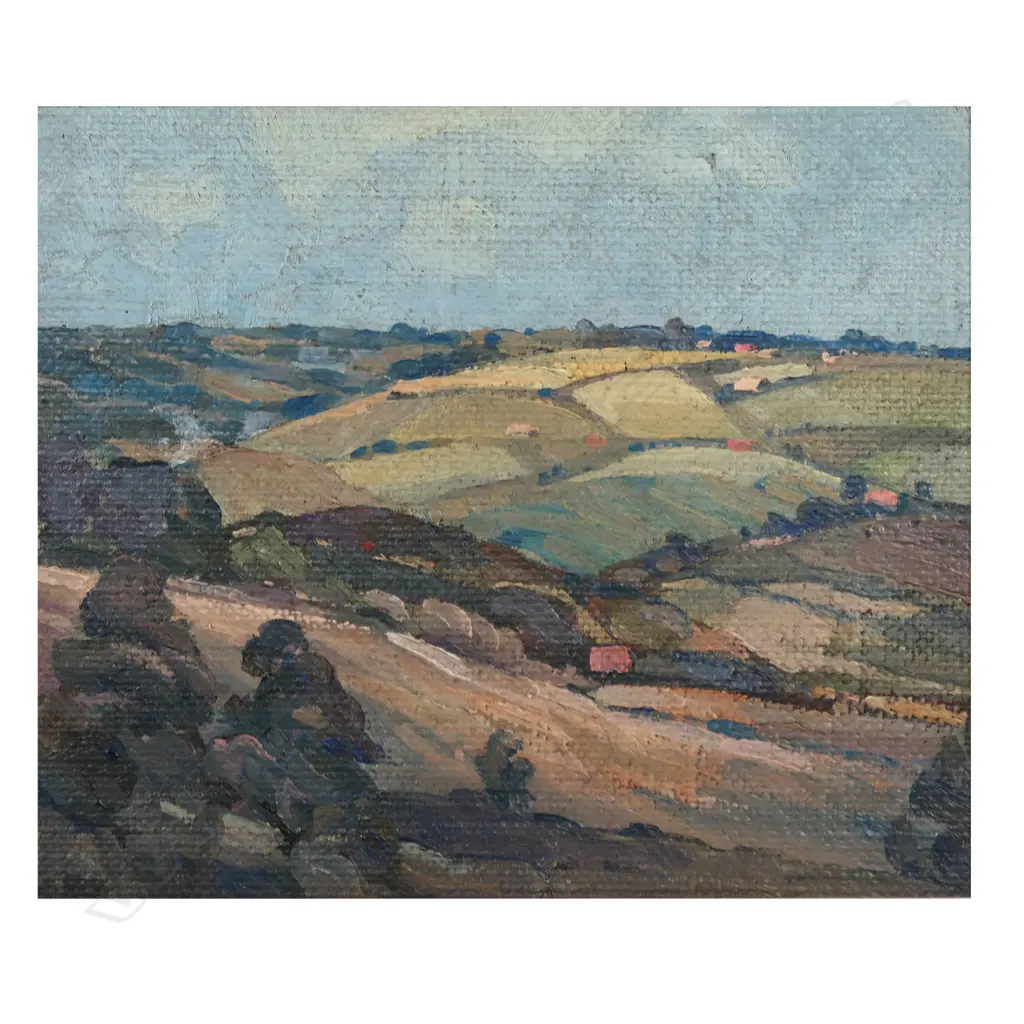 John Haley (NZ 1888-1954) 'The Hillside - Castor Bay', Image 1++