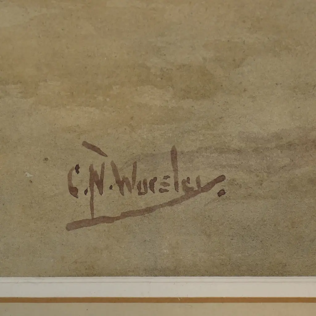 Charles Nathaniel Worsley (NZ1862 - 1923) 'A Spanish Market', Image 1++