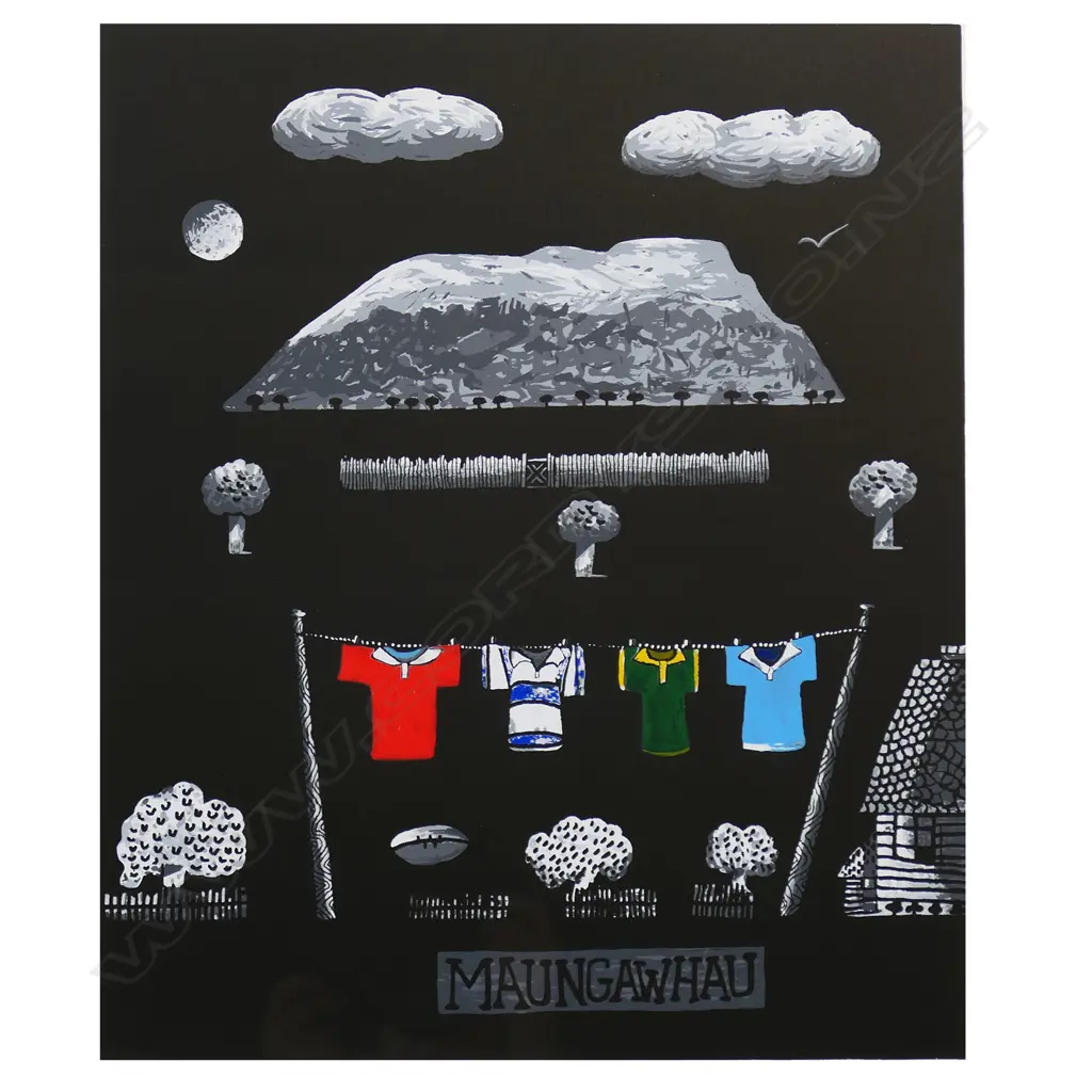 Alan Taylor (NZ 1933-2016) 'Mt Eden' (Maungawhau), Image 1++