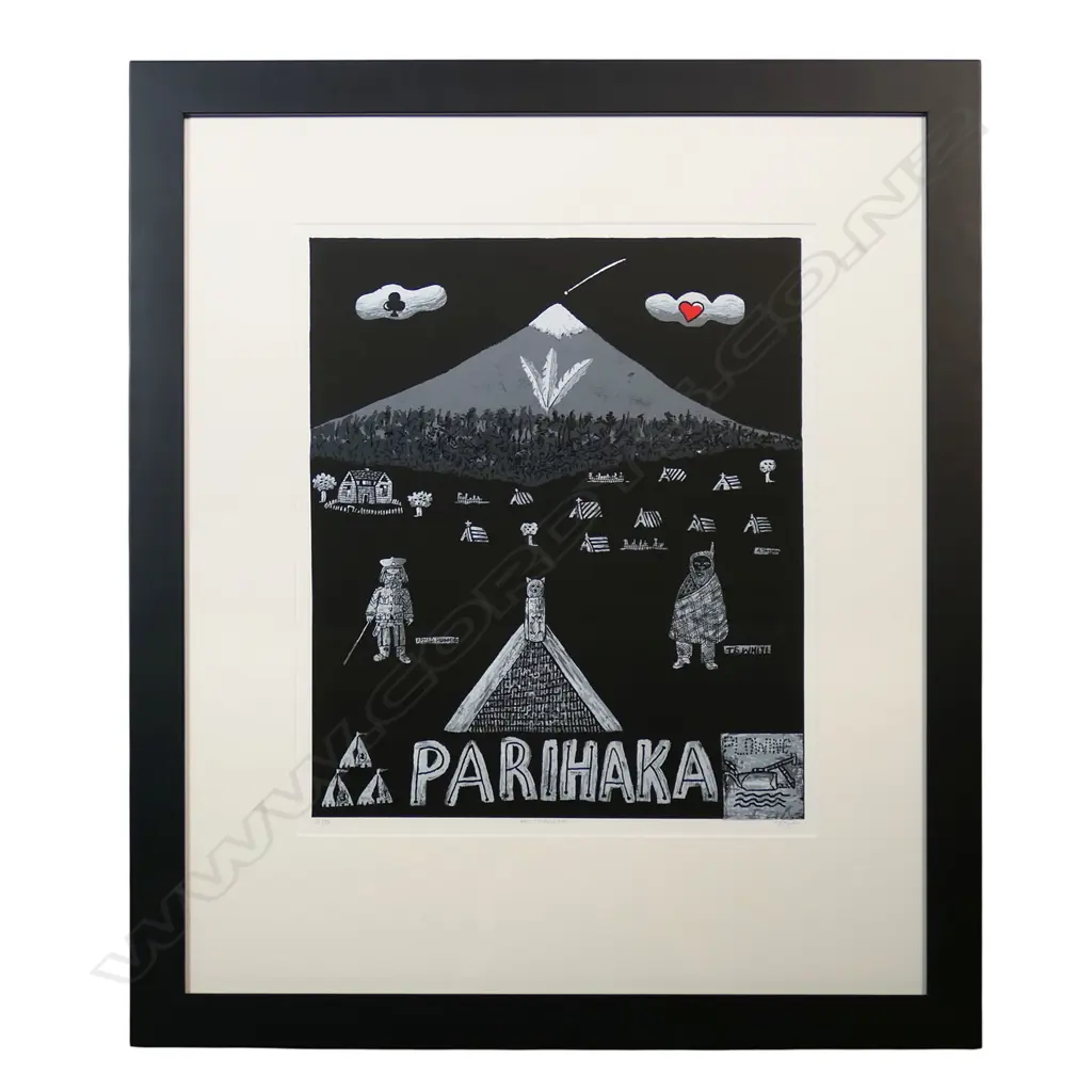 Alan Taylor (NZ 1933-2016) 'Mt Taranaki' (Parihaka), Image 1++