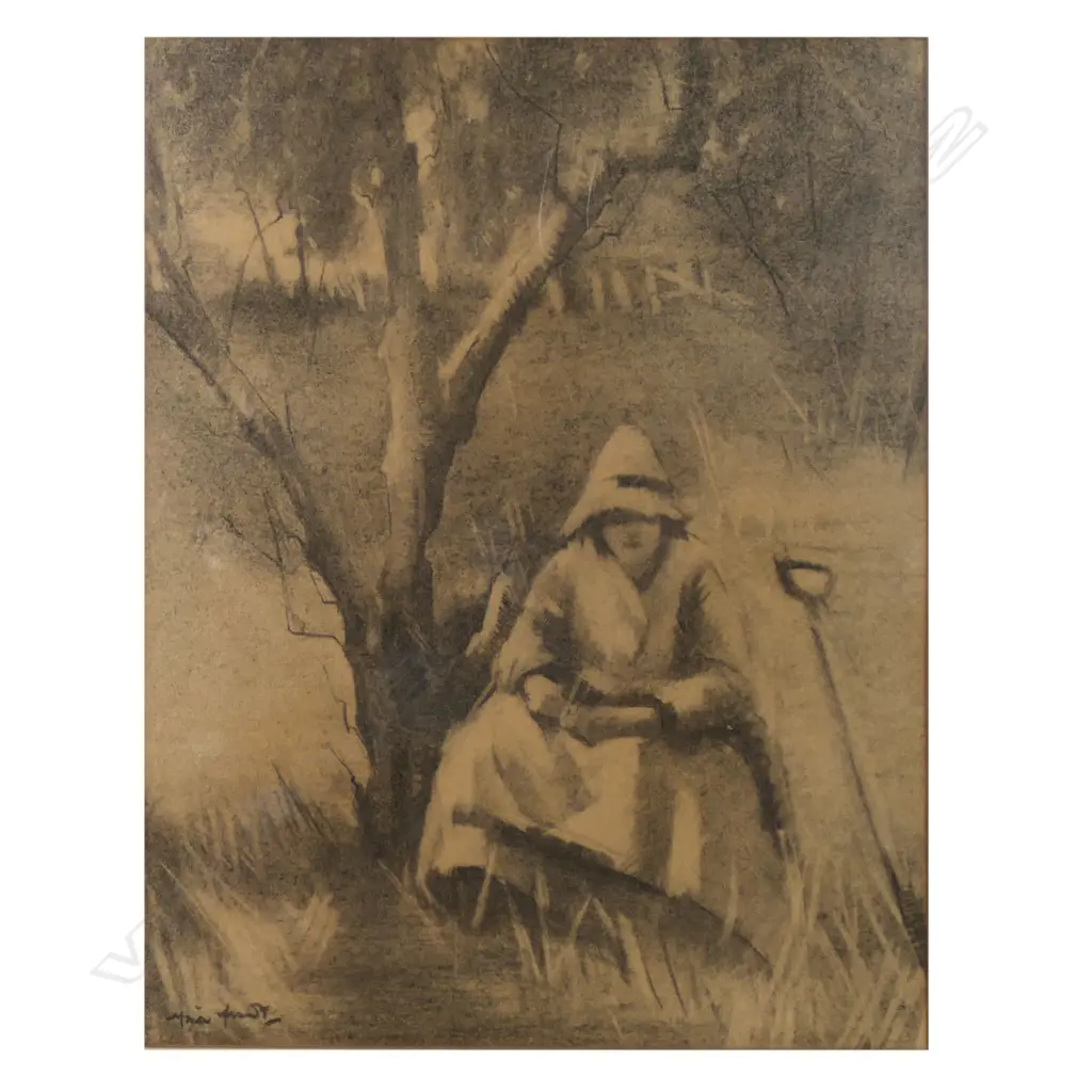 Mina Arndt (1885-1926) 'Resting', Image 1++