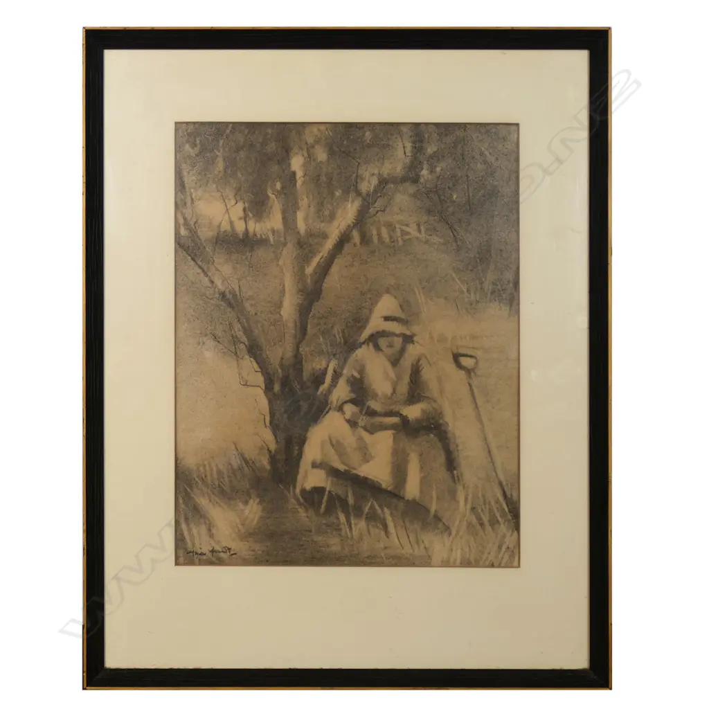 Mina Arndt (1885-1926) 'Resting', Image 1++