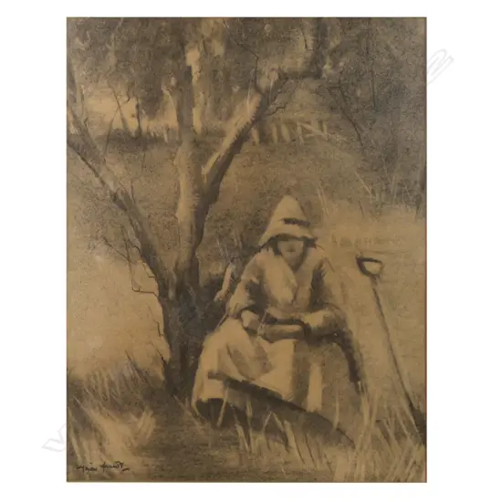 Mina Arndt (1885-1926) 'Resting',