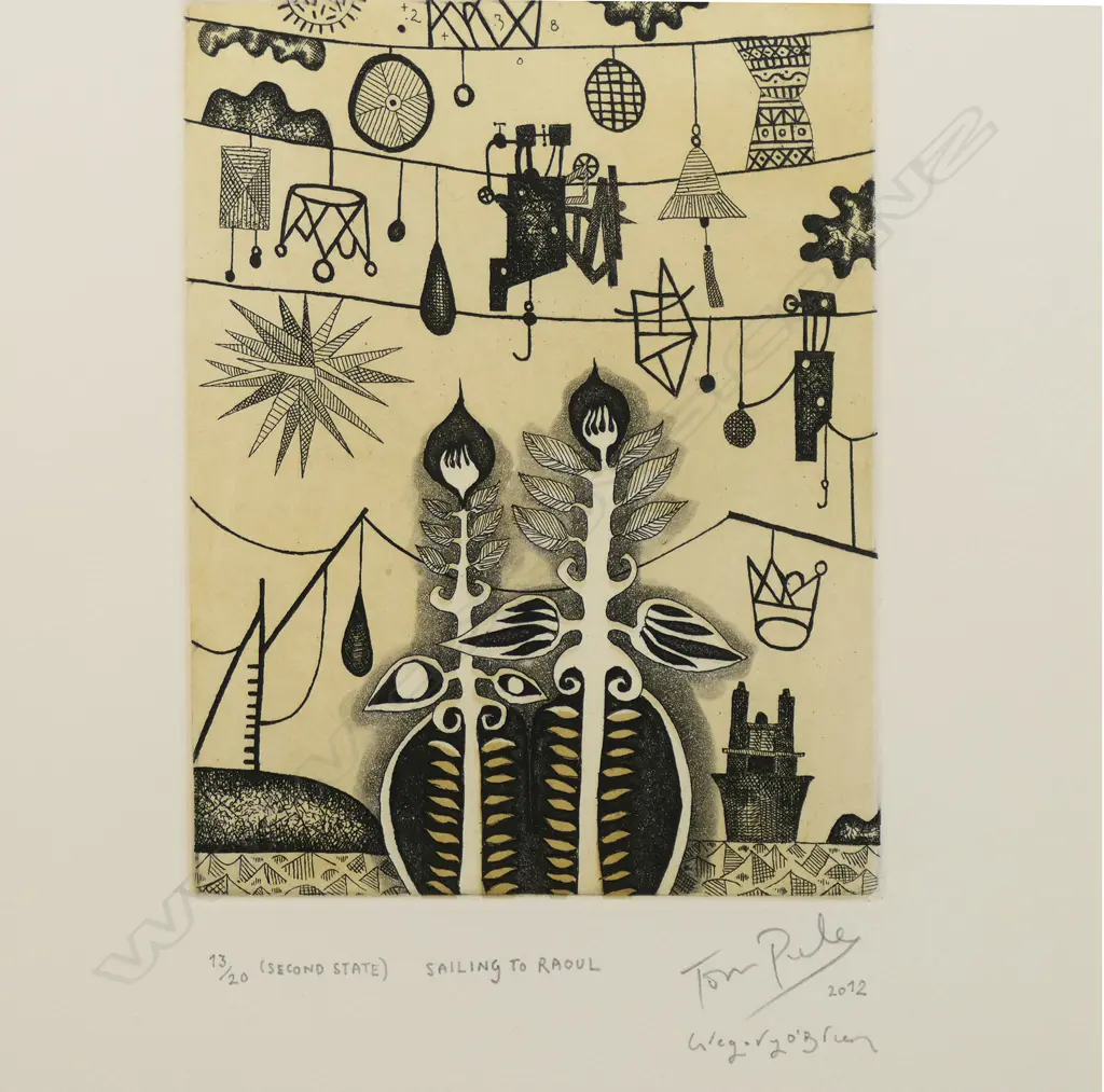 John Pule and Gregory O'Brien 'Sailing to Raoul', Image 1++