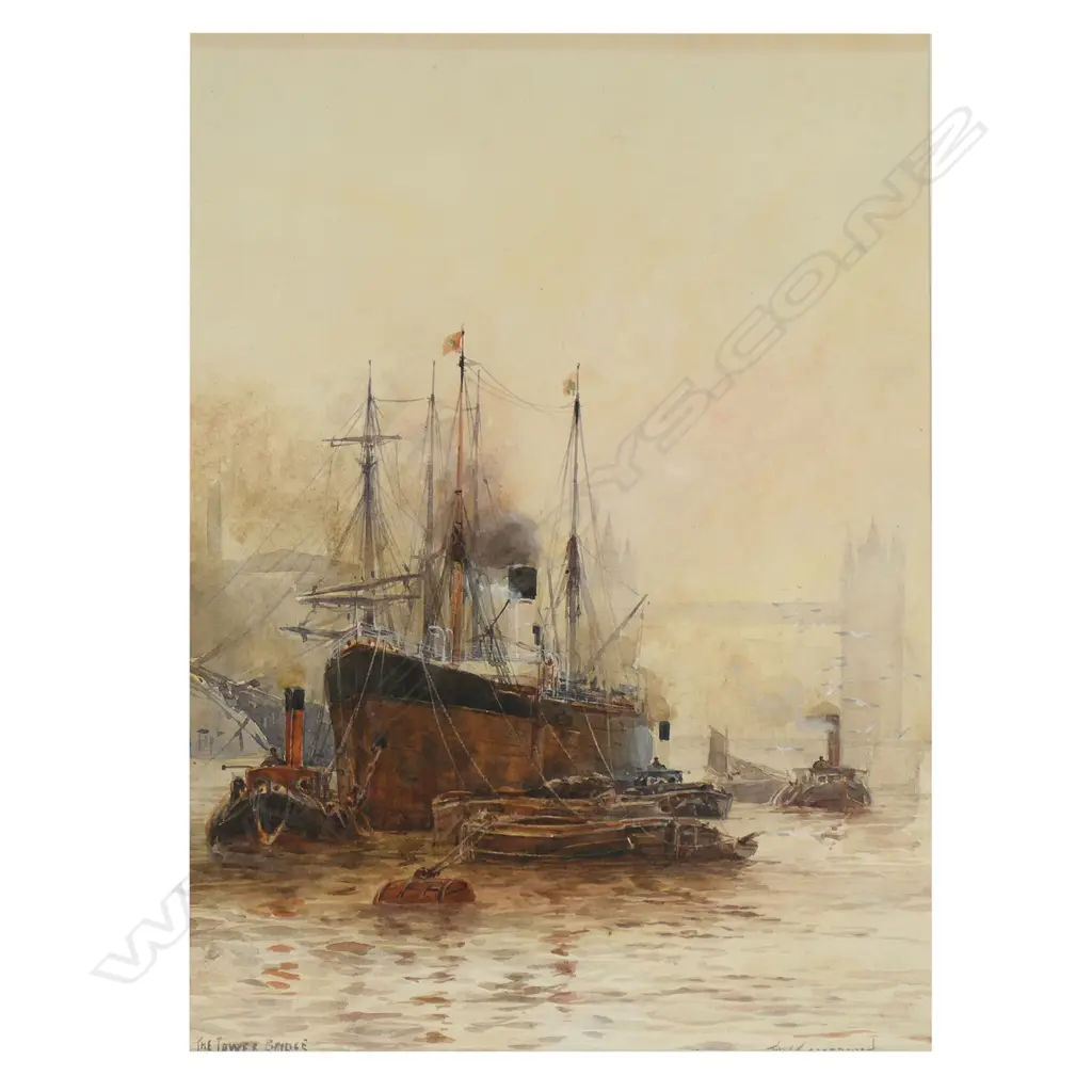 Frederick William Scarborough (1860-1939) 'The Tower Bridge' (London), Image 1++