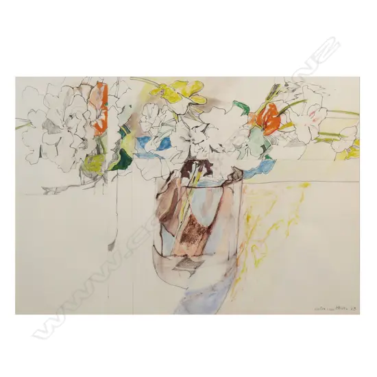 Julia van Helden (1938-) Nasturtiums,