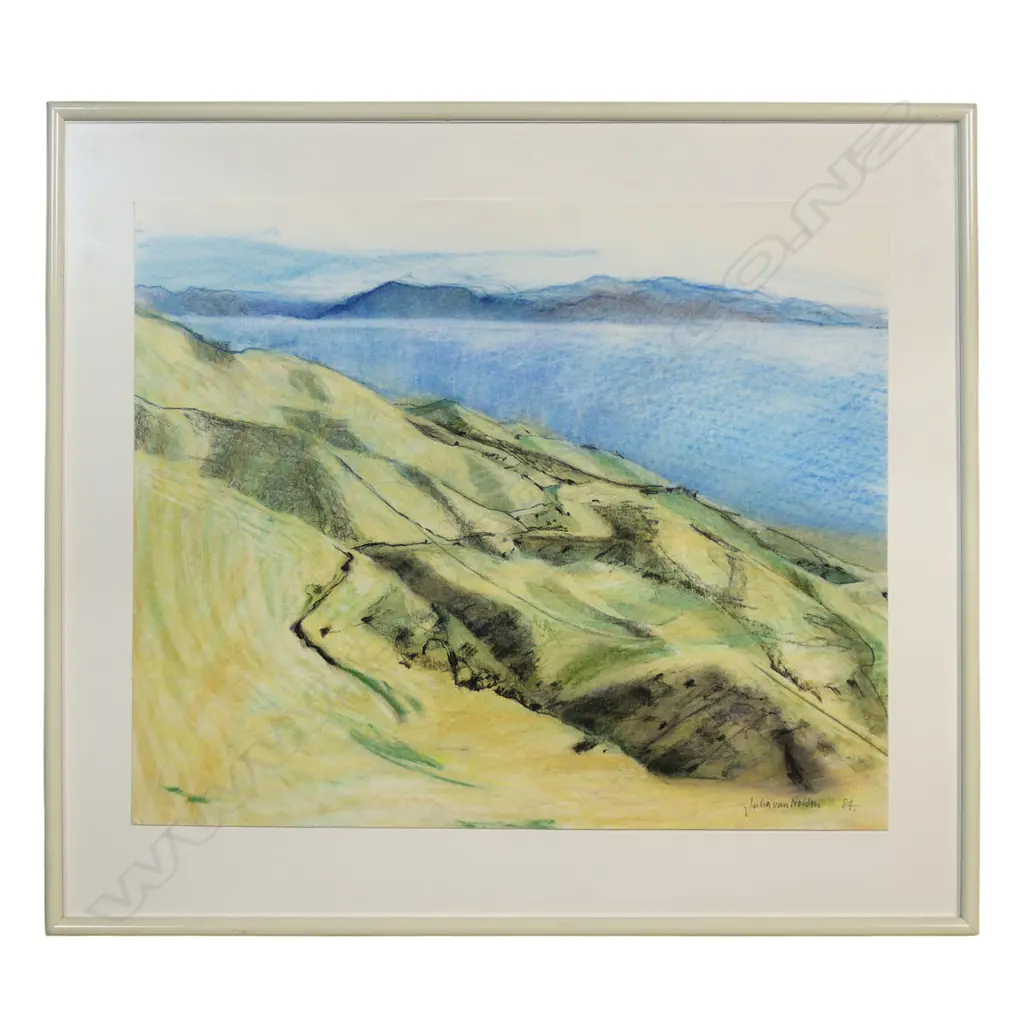 Julia van Helden (1938-) untitled coastal landscape, Image 1++