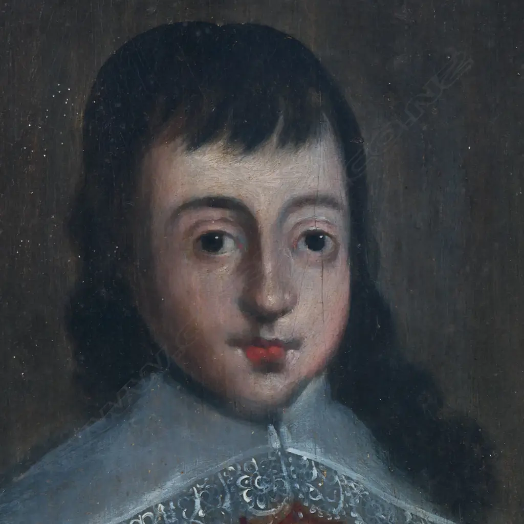 18th/19thC circle of Theodore Russell (1614-1699) Portrait of the young Charles II, Image 1++