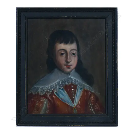 18th/19thC circle of Theodore Russell (1614-1699) Portrait of the young Charles II,