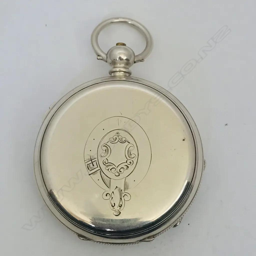 Swiss .935 silver cased pocket chronograph, Image 1++