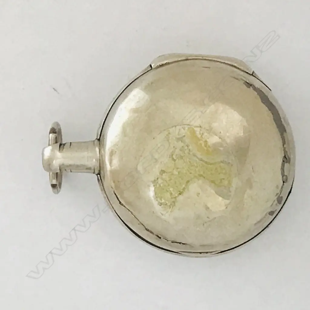 French early 19thC silver consular cased pocket watch, signed Laurent, a la Haye-du-Puits (Normandy) Image 1++