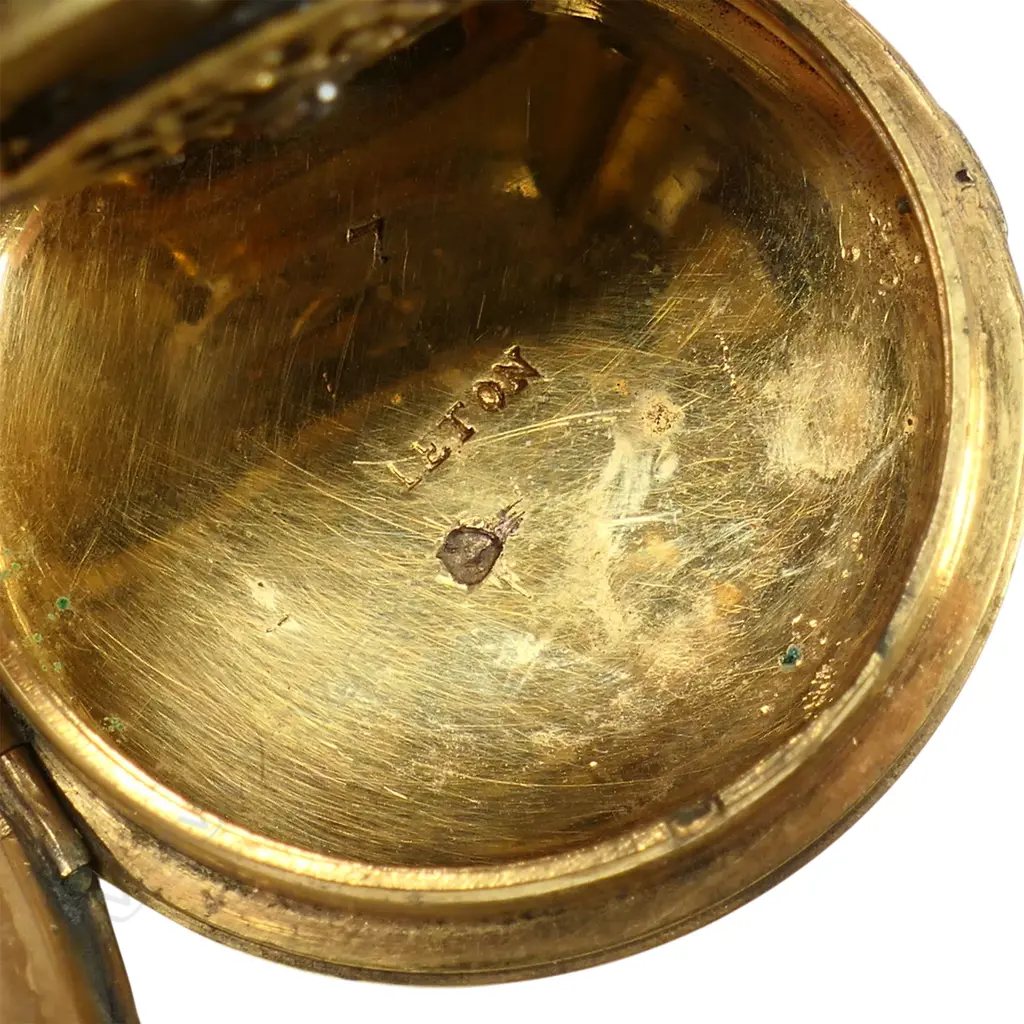 An 18thC Swiss Philippe Terrot verge fusee pocket watch, Image 1++