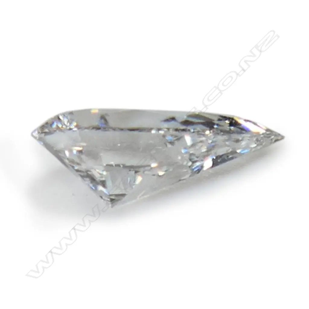 A loose brilliant pear cut diamond, Image 1++