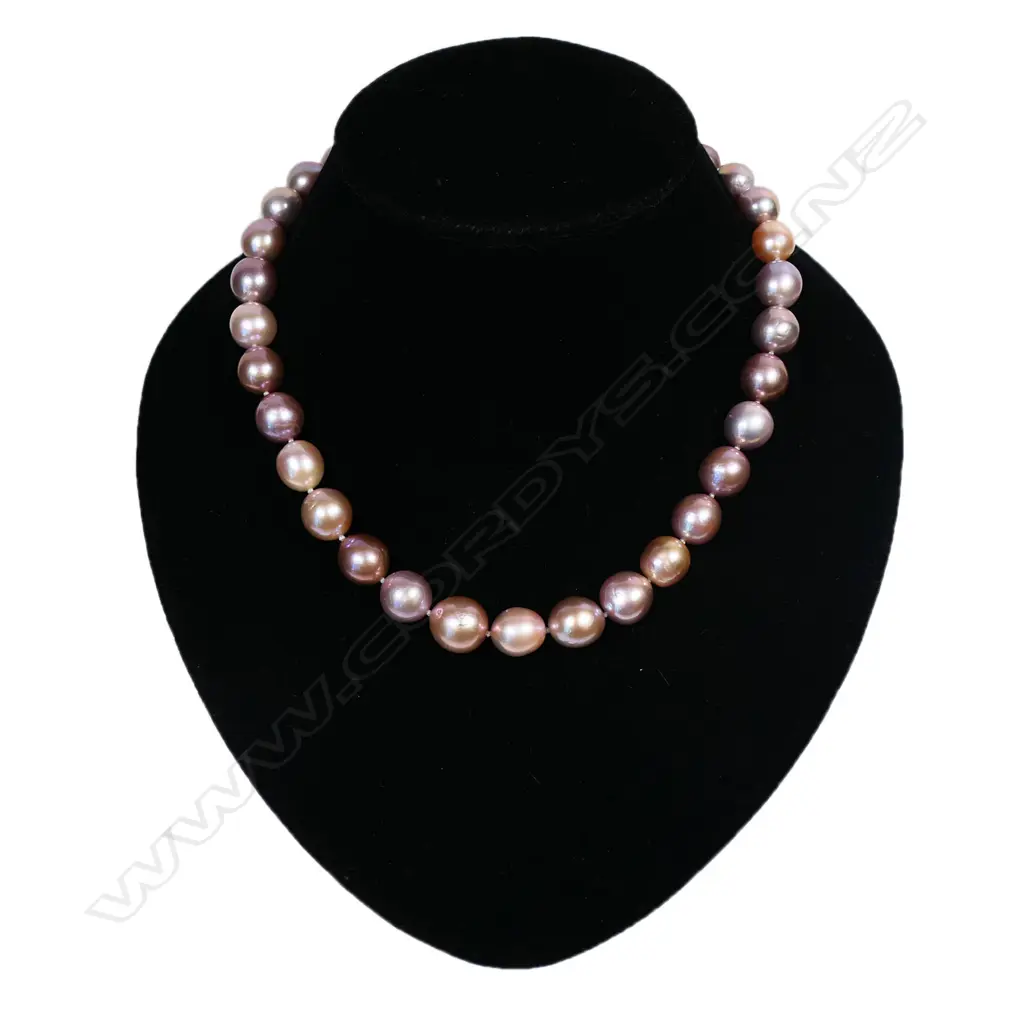 A cultured freshwater pearl necklace, Image 1++