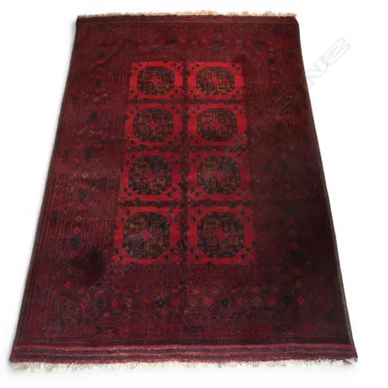 A large Afghan Baluchi hand-knotted carpet,