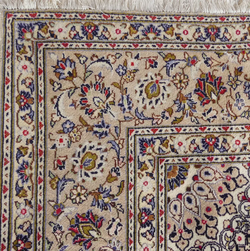 A fine hand-knotted Kashan carpet, Image 1++