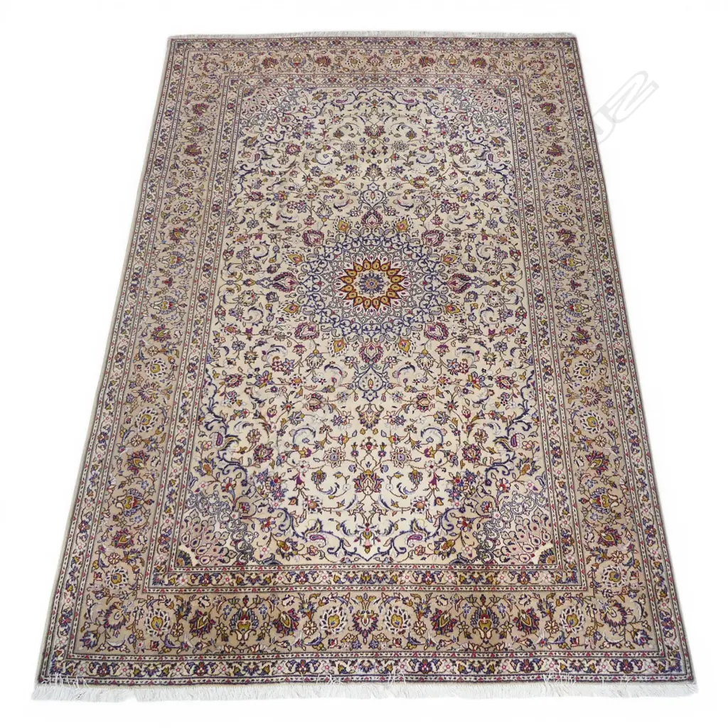 A fine hand-knotted Kashan carpet, Image 1++