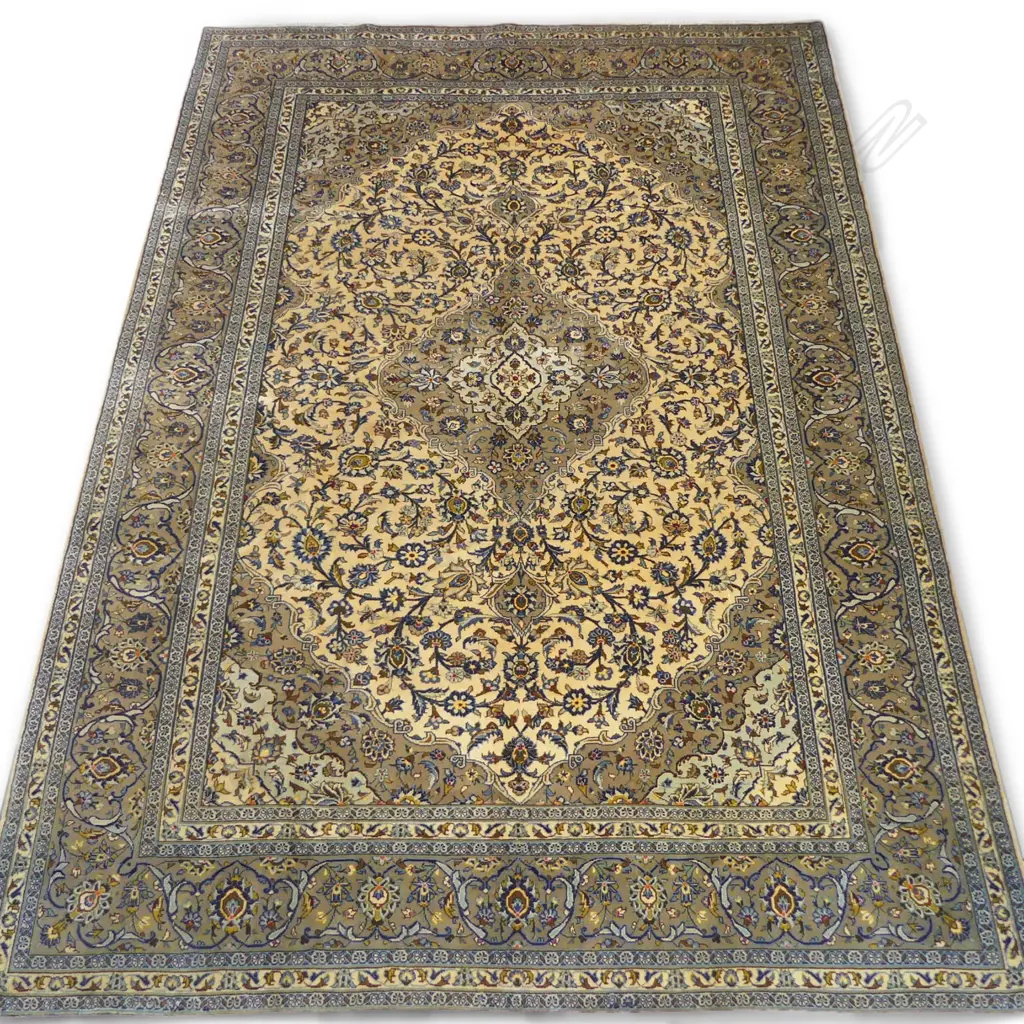 A fine hand-knotted Kashan carpet, Image 1++