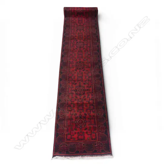 A good hand-knotted Afghan Andkhoy runner,