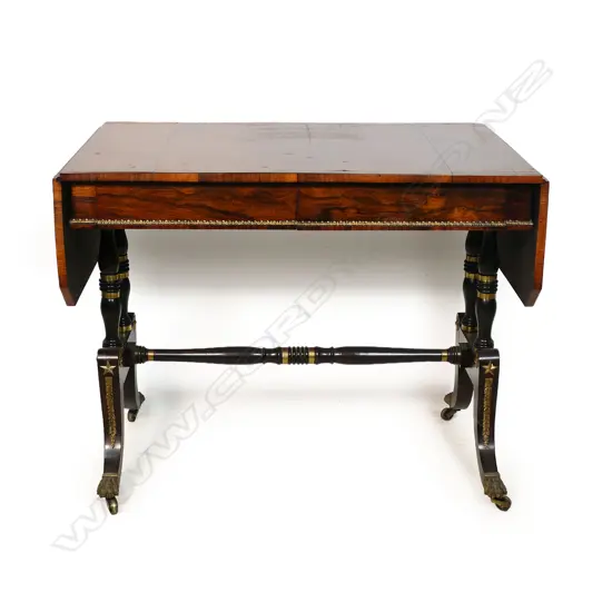 Quality Regency rosewood sofa table,