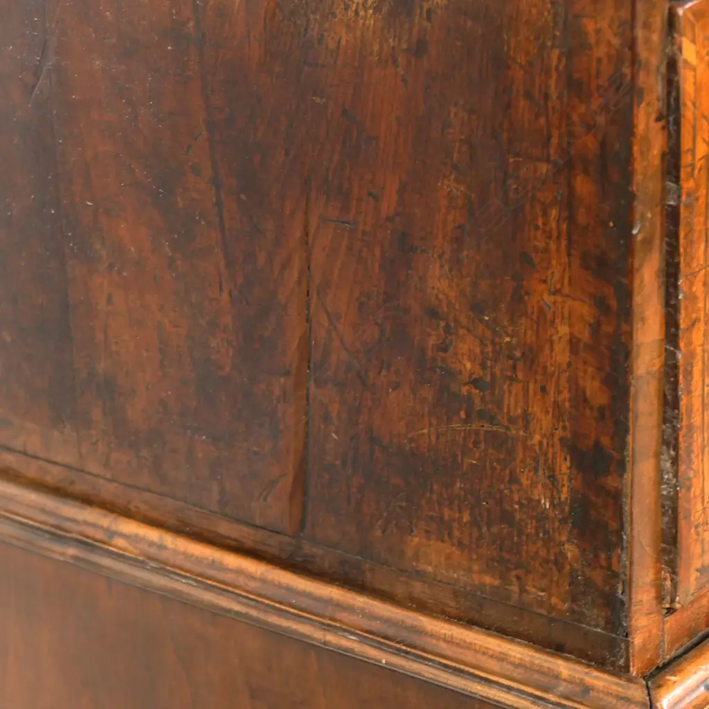 A William and Mary walnut chest on stand, Image 1++