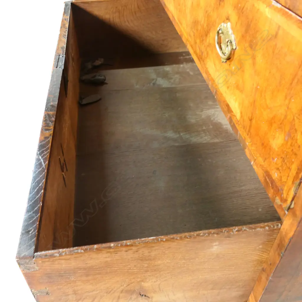 A William and Mary walnut chest on stand, Image 1++