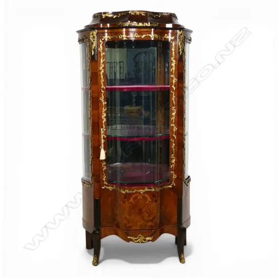 A 20thC French style vitrine,