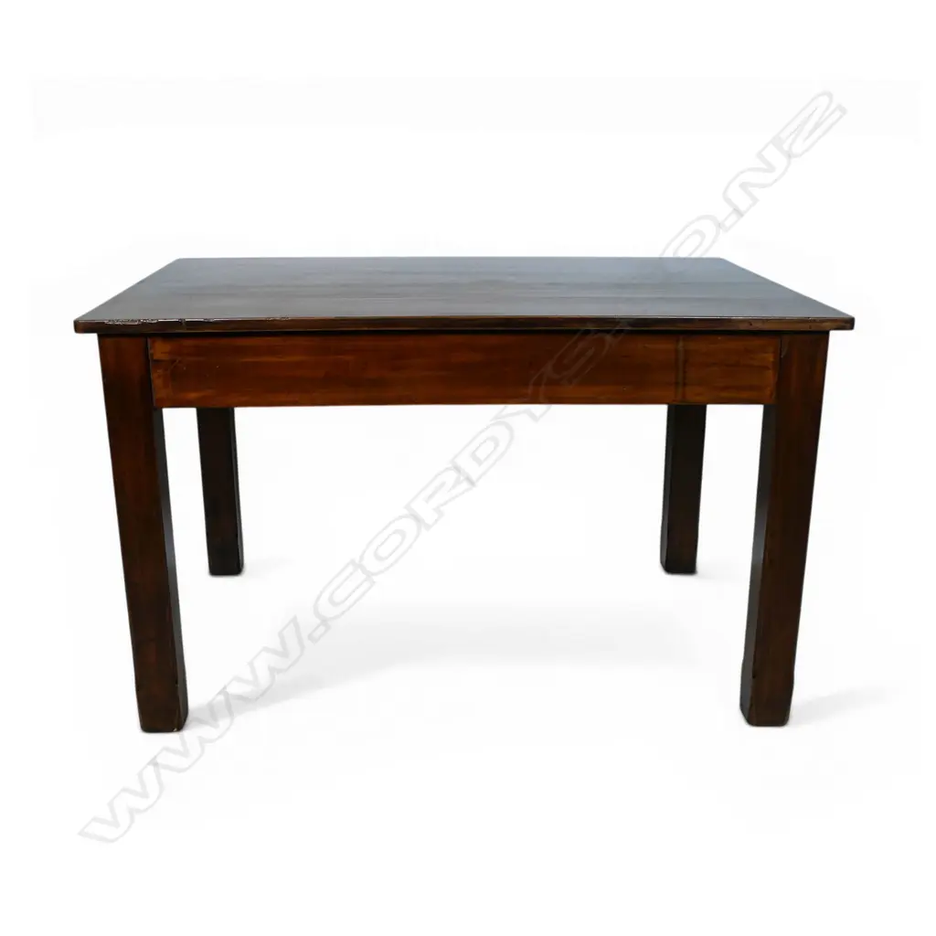 A c.1930s rimu or kauri kitchen table, Image 1++