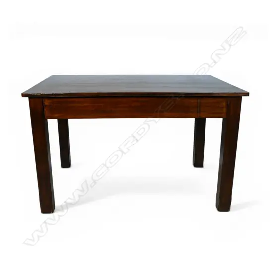 A c.1930s rimu or kauri kitchen table,