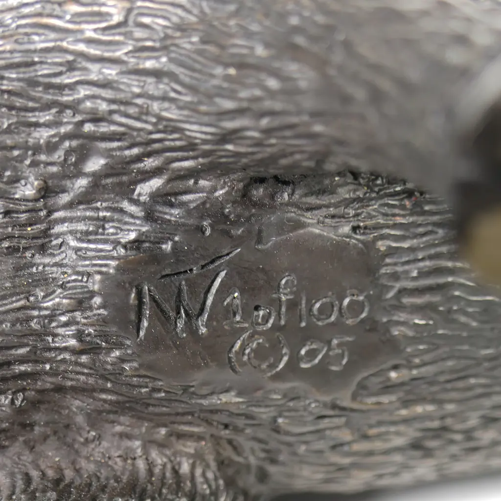 A finely modelled Nathan Whitehead bronze boar sculpture, Image 1++