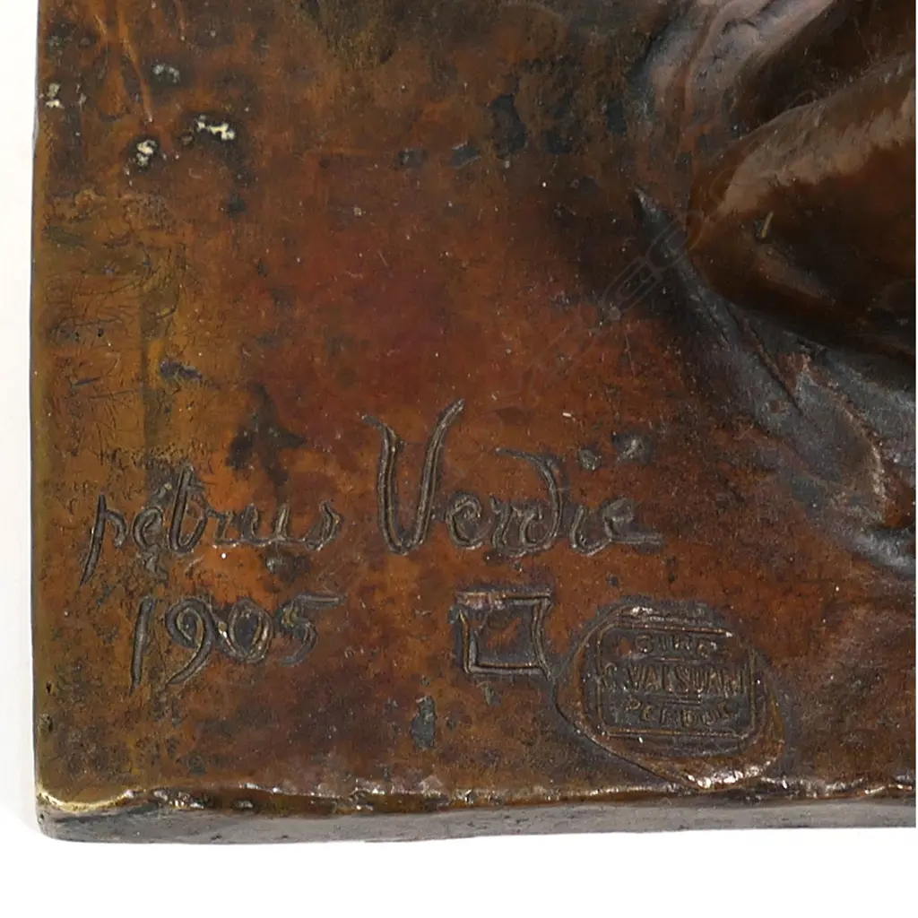 Pétrus Verdié (Brazil/France early 20thC) Reaching bending figure, Image 1++