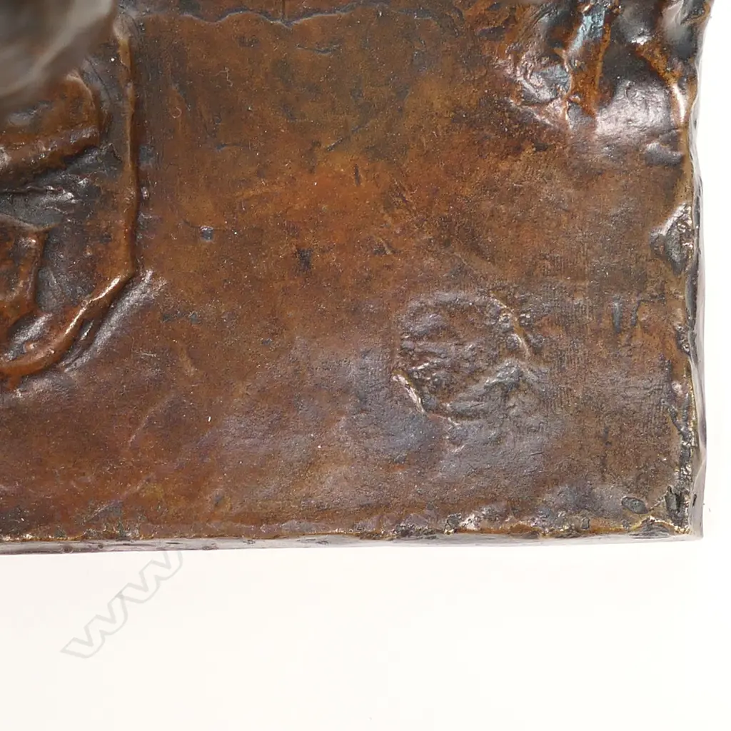 Pétrus Verdié (Brazil/France early 20thC) Reaching bending figure, Image 1++