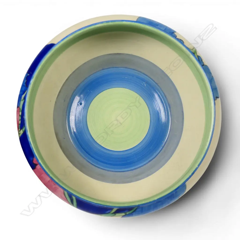 Clarice Cliff Bizarre 'Rudyard' pattern bowl, Image 1++
