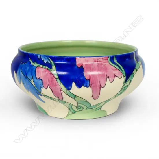Clarice Cliff Bizarre 'Rudyard' pattern bowl,