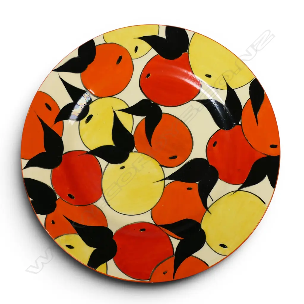 Clarice Cliff Bizarre 'Oranges and Lemons' 10" plate, Image 1++