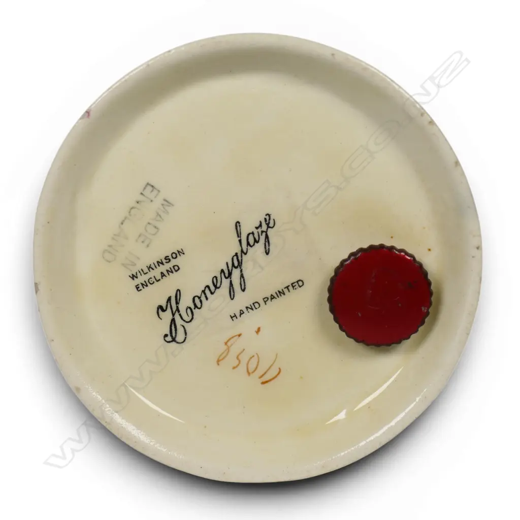 Clarice Cliff Bizarre 'Honeyglaze' pattern conical sugar sifter, Image 1++